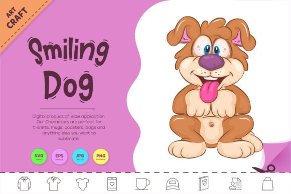 Cartoon Smiling Dog: Embroidery Review for Real Projects