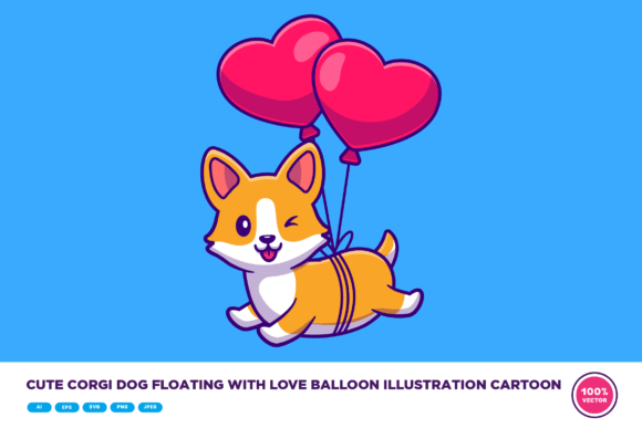 Cute Corgi Dog Floating with Balloon: A Designer’s Hands-On Review for Real Embroidery Projects