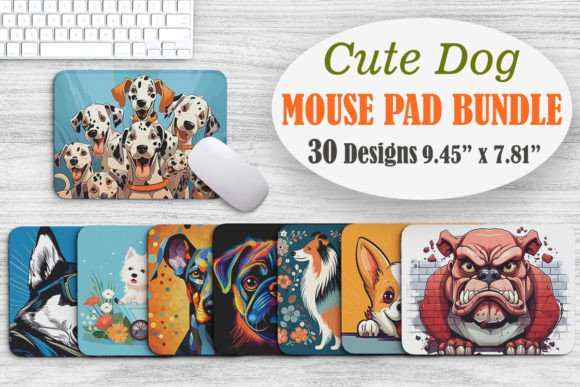 Cute Dog Mouse Pad Bundle