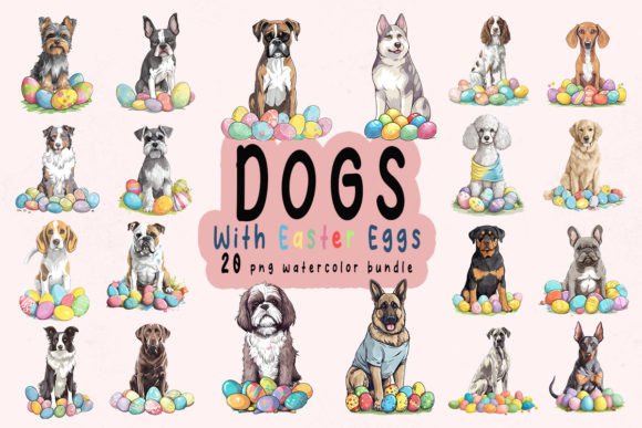 Dog with Easter Eggs Clipart Bundle: A Hands-On Review