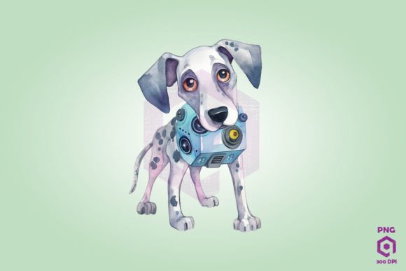Half Robot Great Dane Dog Clipart Review
