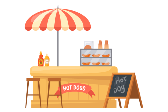 Hot Dog Stand Cartoon Food Booth Review