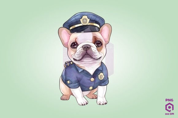 Police French Bulldog Dog Clipart: A Designer’s Review