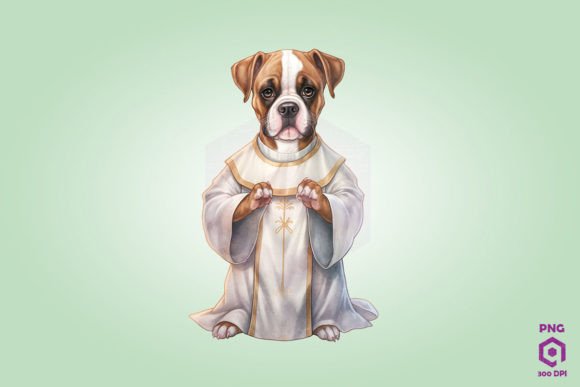 Priest Boxer Dog Clipart Review