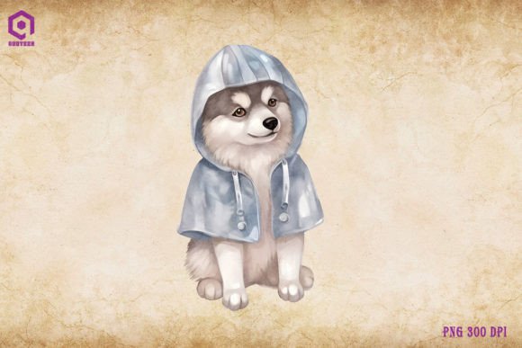 Siberian Husky Dog Wearing Raincoat: A Designer Review